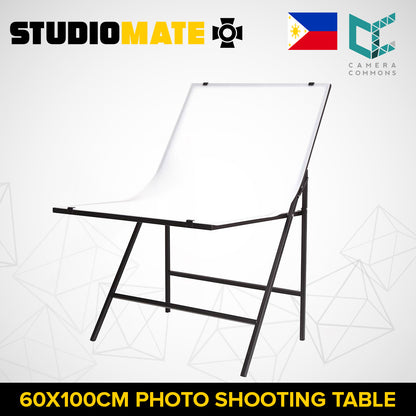 STUDIOMATE Photo Studio Photography Shooting Table for Still Life Product Shooting 60x100cm