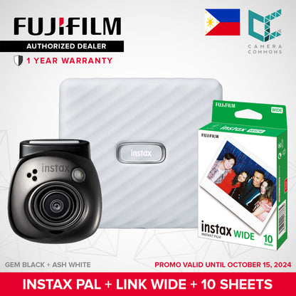 FUJIFILM Instax Pal Digital Camera Only with Detachable Ring Wide Angle Small Tiny Size Bluetooth to App