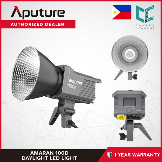 Aputure Amaran 100d Daylight LED Light CRI 95 5600k Active Cooling for Photography Studio Lighting