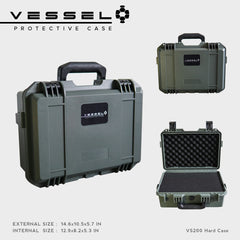 VESSEL VS200 Portable Hard Case for Photography, Equipment, Audio Instruments and other devices VS3321L