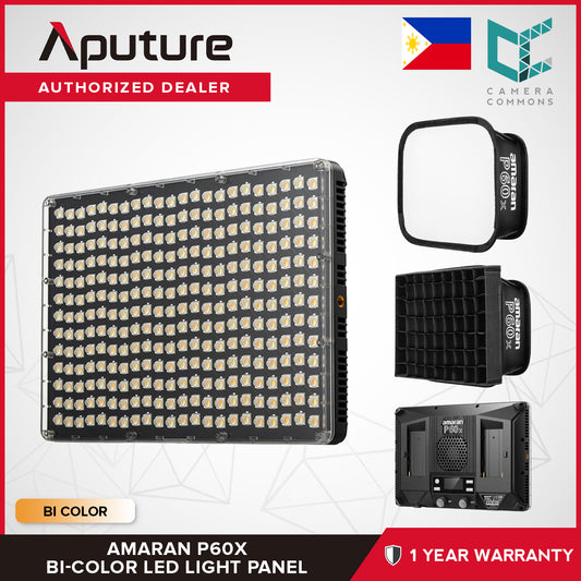 Aputure Amaran P60x Bi-Color LED Light Single Panel for Studio Film TV Production Lighting