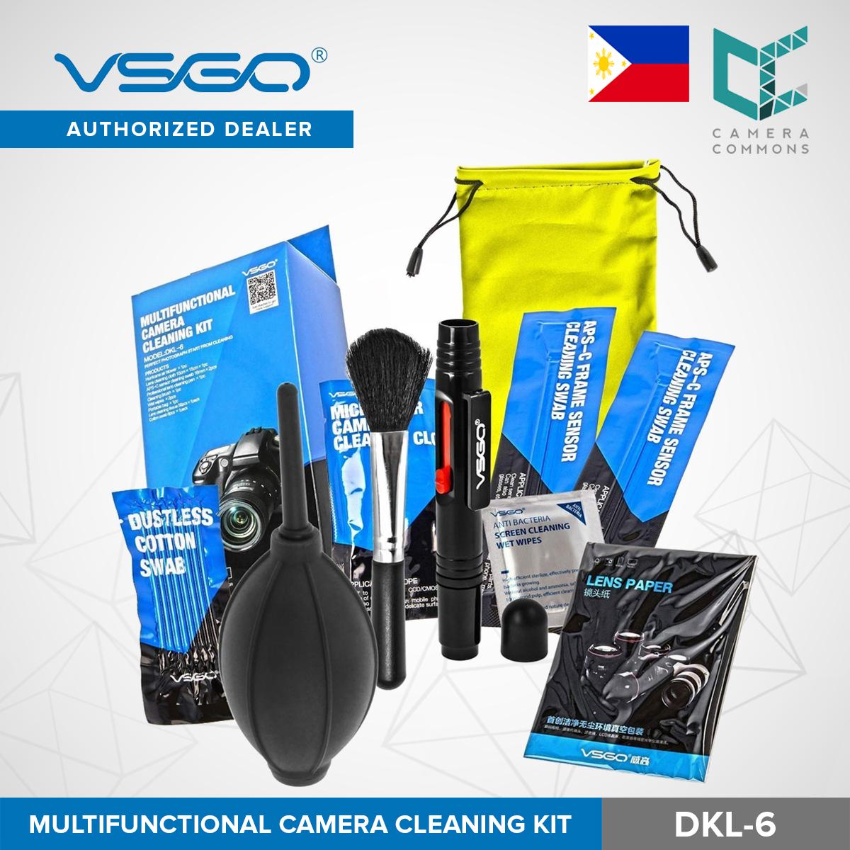 VSGO DKL-6 Camera Cleaning Kit Essential Package for DSLR Sensitive Electronics APS-C Sensor DKL6