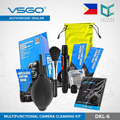 VSGO DKL-6 Camera Cleaning Kit Essential Package for DSLR Sensitive Electronics APS-C Sensor DKL6