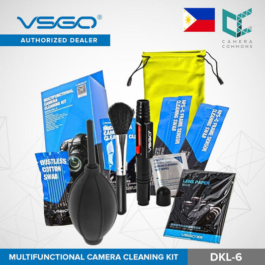 VSGO DKL-6 Camera Cleaning Kit Essential Package for DSLR Sensitive Electronics APS-C Sensor DKL6