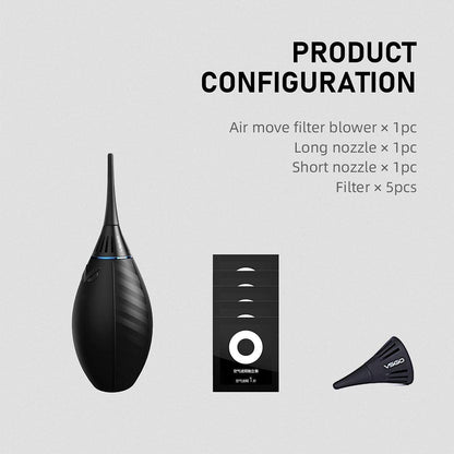 CLEARANCE VSGO Air Mover Air Blower with Filter Rubber Dust Blower for Camera Lens Sensor Cleaning V-B02E