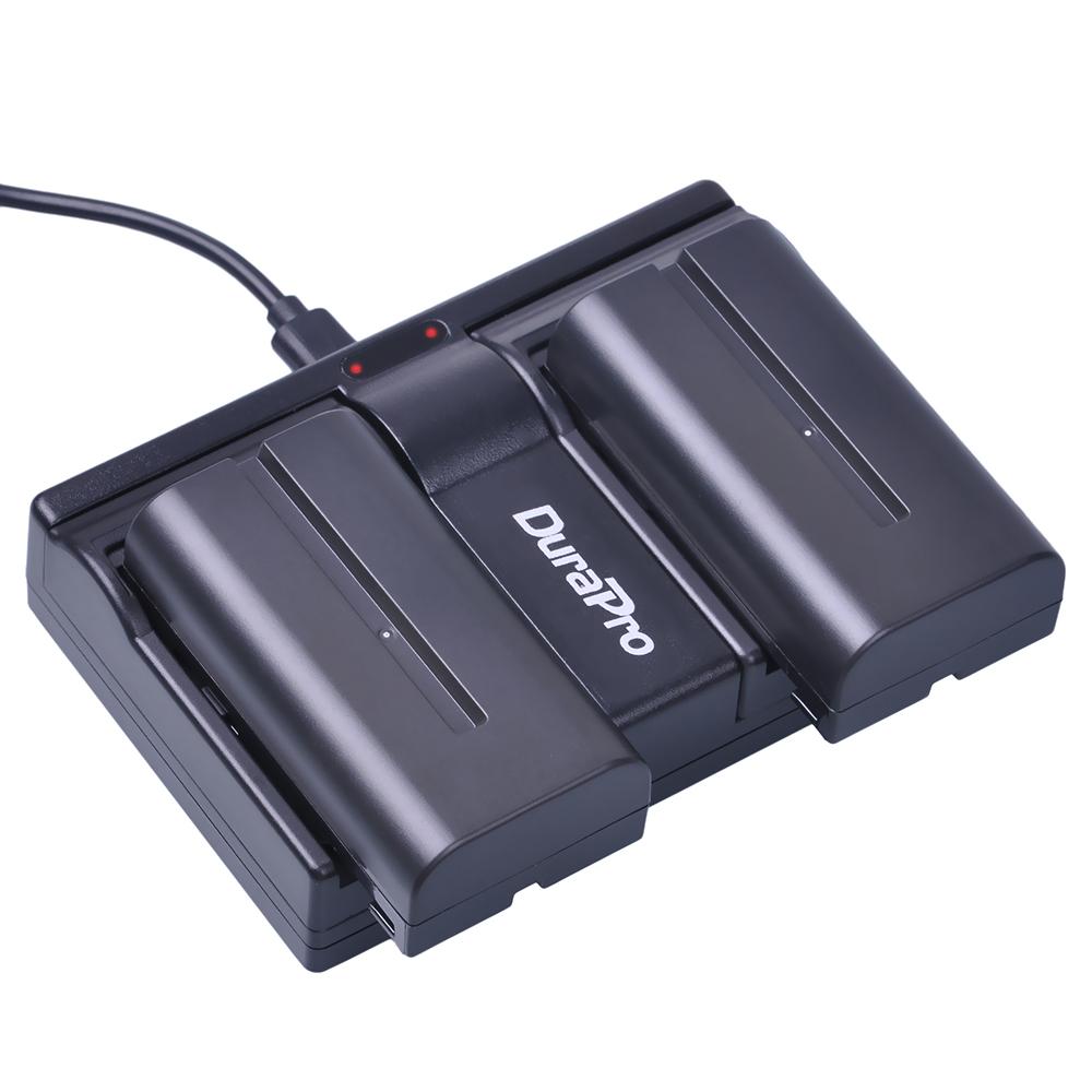 DuraPro NP-F960 NP-F970 NP-F550 NP-FM50 NP-FM500H NP-F750 Battery Charger Replacement for SONY MVC-FD90 MVC-FD91 MVC-FD92