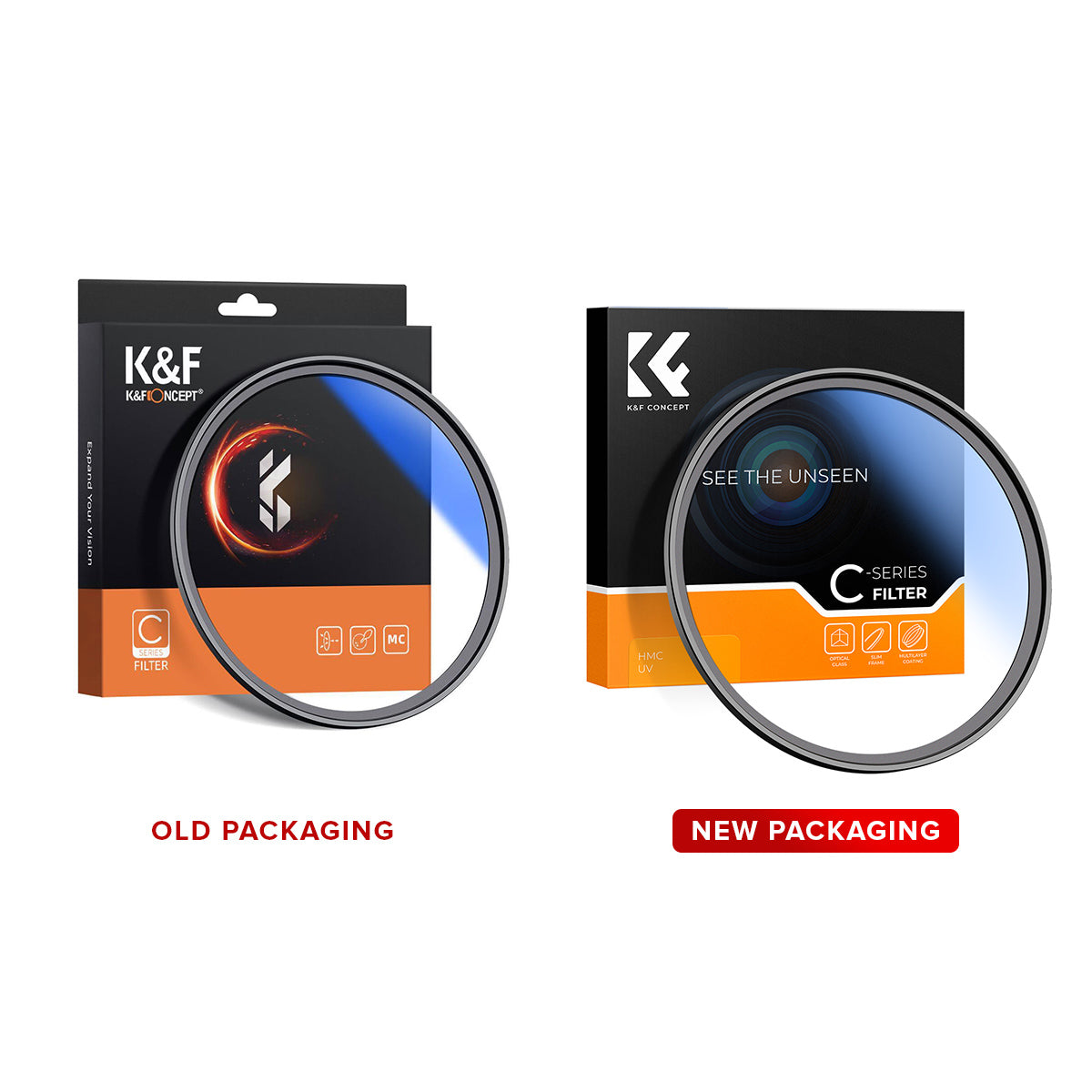 CLEARANCE KF FILTER UV FILTER, SLIM BLUE MULTICOATED 62MM