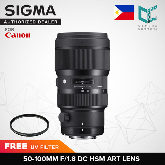 Sigma 50-100mm f/1.8 DC HSM Art Lens for Canon EF