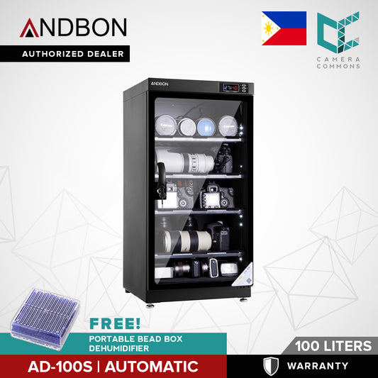 Andbon AD-100S 100L Electronic Automatic Digital Control Dry Cabinet Storage AD100S