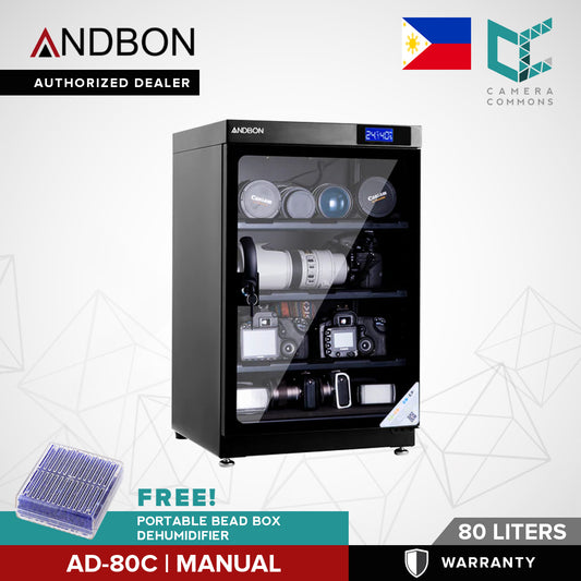 Andbon AD-80C Dry Box Electronic Digital Control Cabinet Storage for Camera Lenses AD80C
