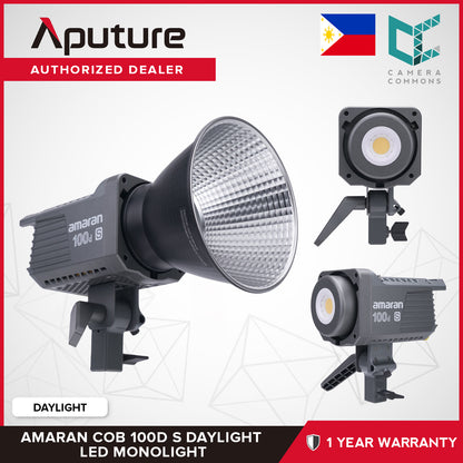 Aputure Amaran COB 100d S Daylight LED Monolight 5600K CCT for Video Production and Vlogging