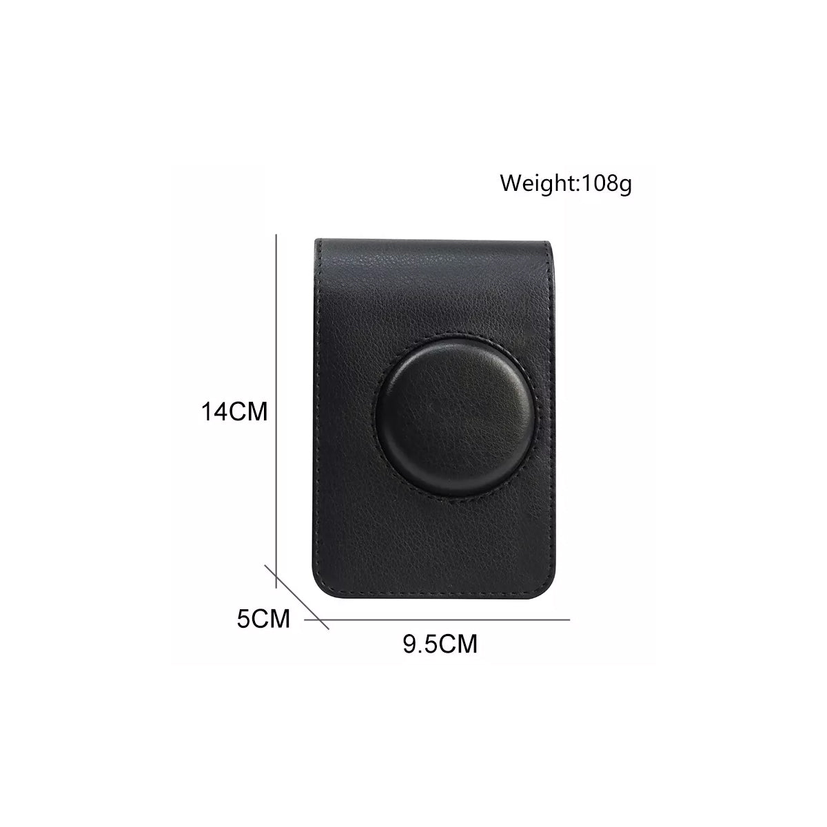 Leather Case Bag Cover Plain Colors for Fujifilm Instax Mini Evo Instant Film Camera