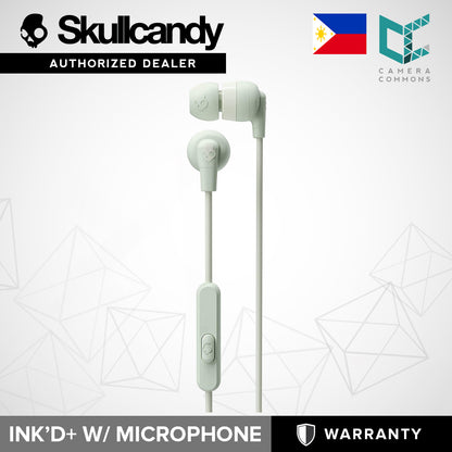 SkullCandy Ink'D+ Wired In-Ear Earbuds with Microphone Headphone Earphone InkD Plus