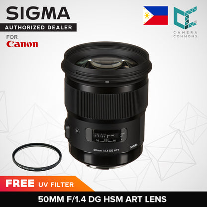 Sigma 50mm f/1.4 DG HSM Art Lens for Canon EF