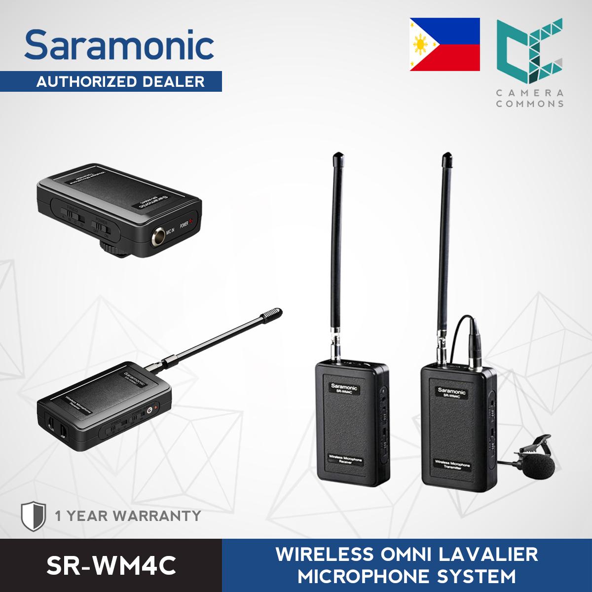 Saramonic SR-WM4C VHF Camera-Mount Wireless Omni Lavalier Microphone System