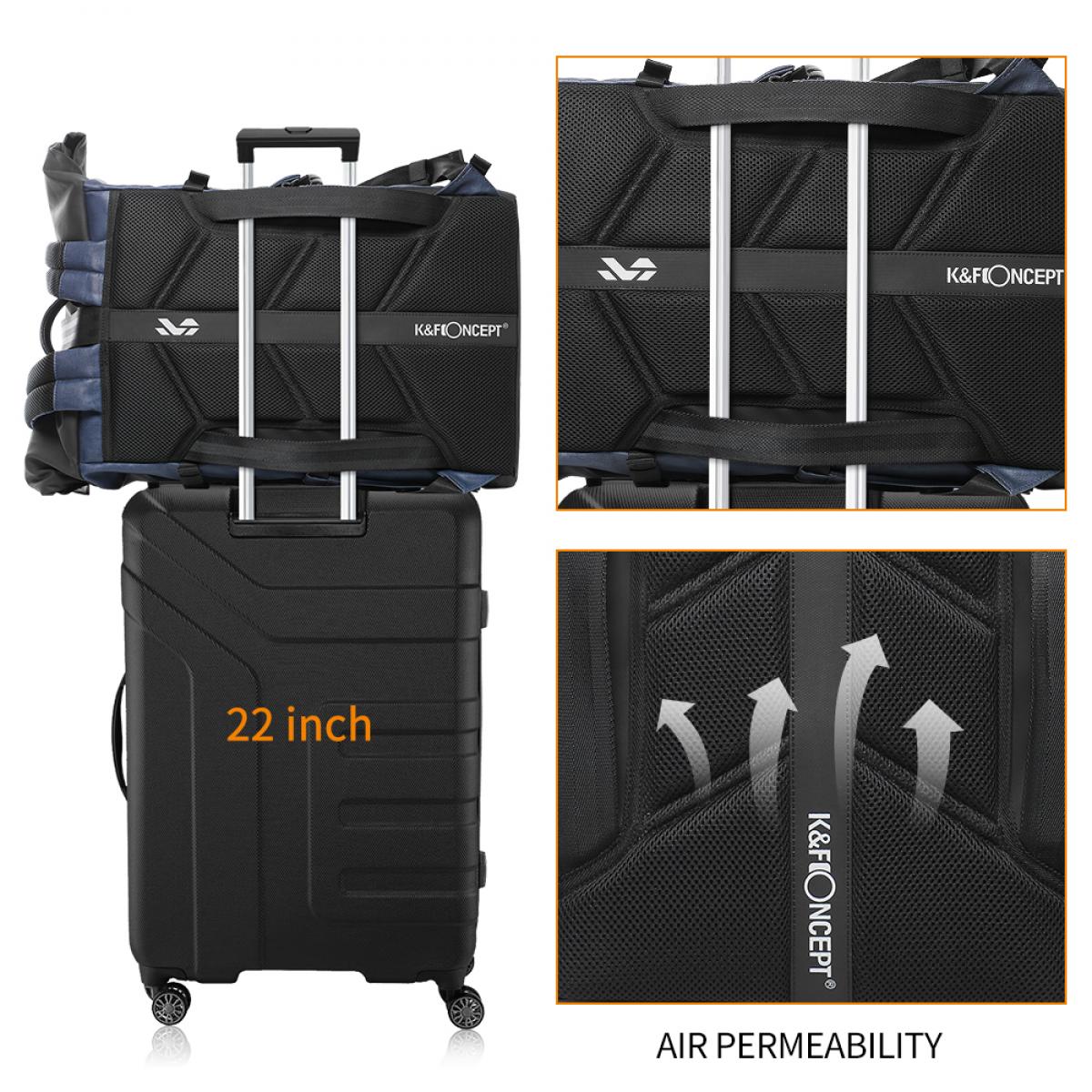 K&F Concept KF13.103 Nevis Multifunctional Large DSLR Camera Waterproof Backpack for Outdoor Photography
