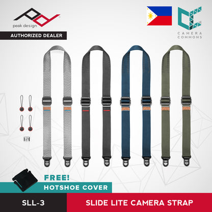 Peak Design Slide Lite Camera Strap SlideLite Ash Black Midnight Sage Coyote
