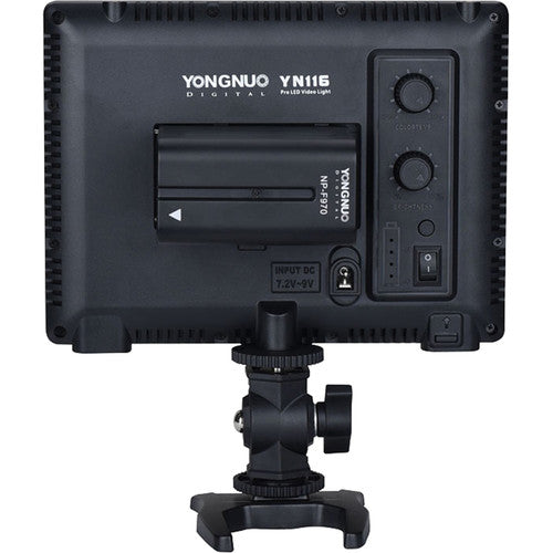 CLEARANCE Yongnuo YN116 Bi-Color LED Video Light Photography Videography Studio Lighting 3200-5600K