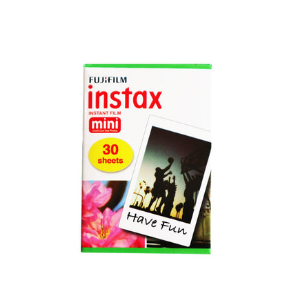 FUJIFILM Instax Mini Glossy Plain Instant Film (30 Sheets)