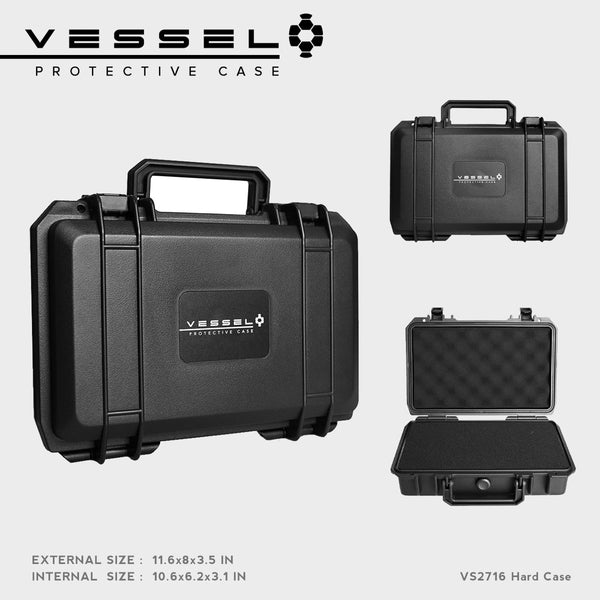 VESSEL VS2716 Portable Hard Case for Photography Equipment Tactical Instruments and other devices