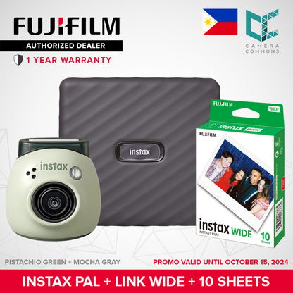 FUJIFILM Instax Pal Digital Camera Only with Detachable Ring Wide Angle Small Tiny Size Bluetooth to App