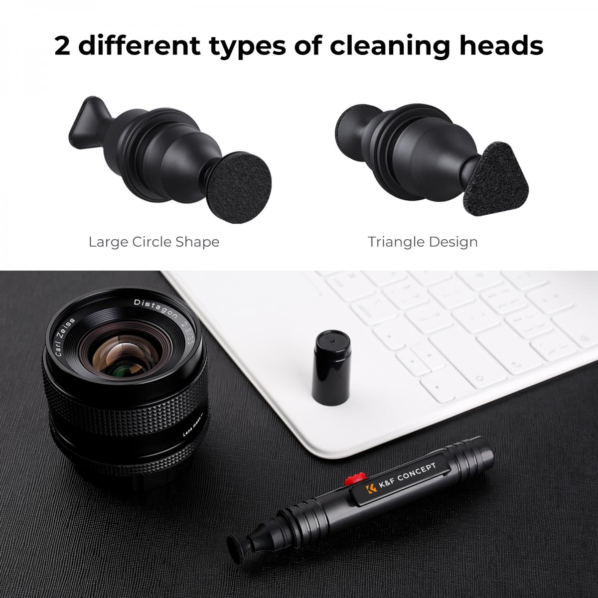 K&F Concept Professional Cleaning Pen for Optical Lenses Camera Care Equipment
