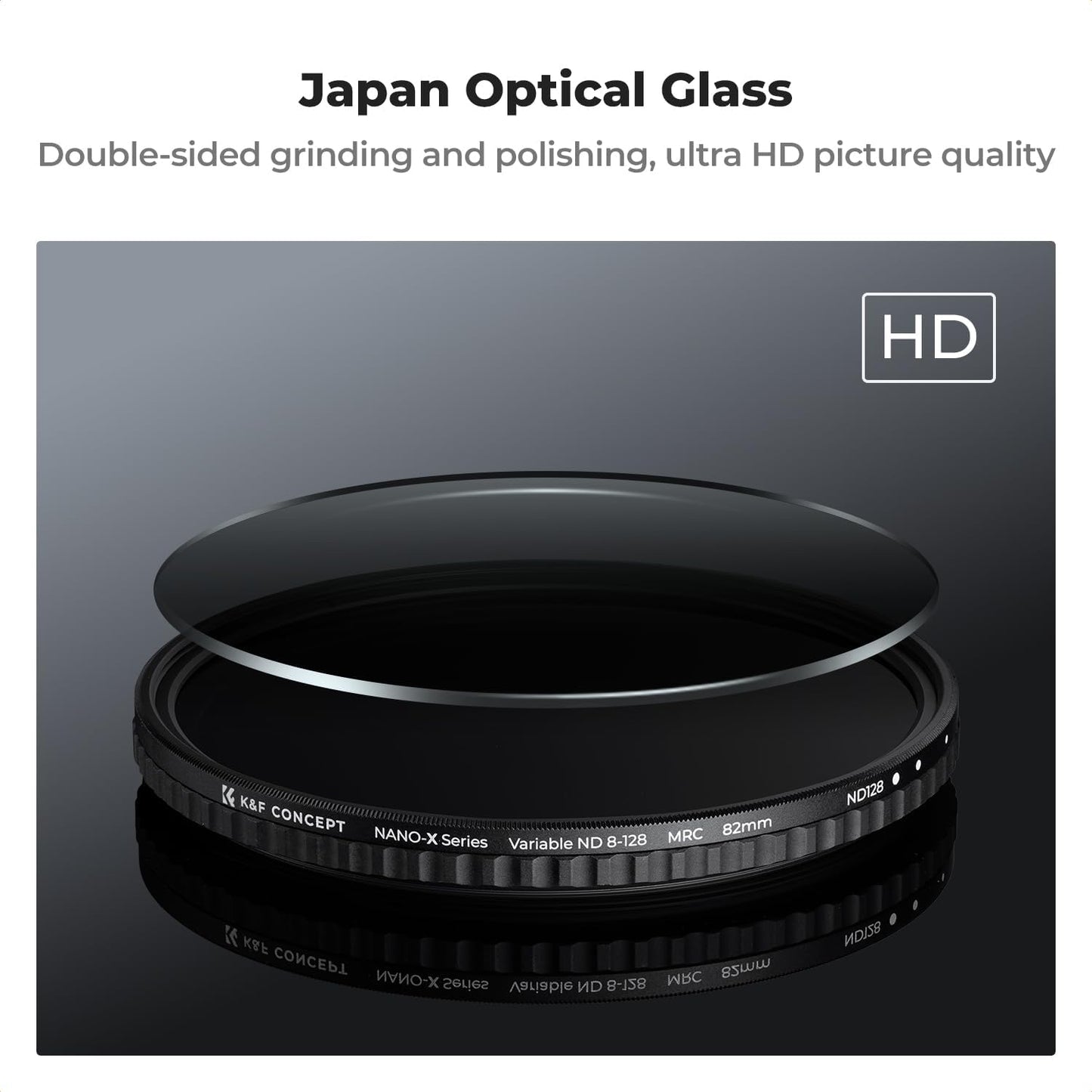 CLEARANCE K&F Concept ND8 to ND128 Variable Neutral Density Filter Slim Fader ND Filter Nanotec Ultra-Slim 37mm 40.5mm 43mm 46mm 52mm 55mm 58mm 62mm 67mm 72mm 77mm 82mm