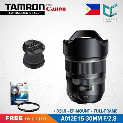 Tamron A012E SP 15-30mm f/2.8 Di VC USD Wide Angle Lens for Canon DSLR EF Mount Full Frame