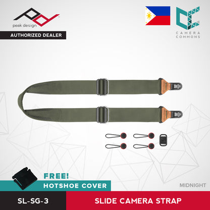 Peak Design Slide Camera Strap Ash Black Midnight Sage Coyote