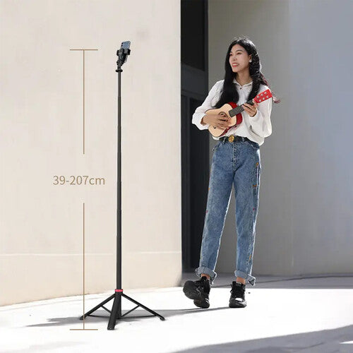 Ulanzi MT-79 Portable Aluminum Light Stand Monopod Tripod 39-207cm Retractable Length MT79 T075GBB1