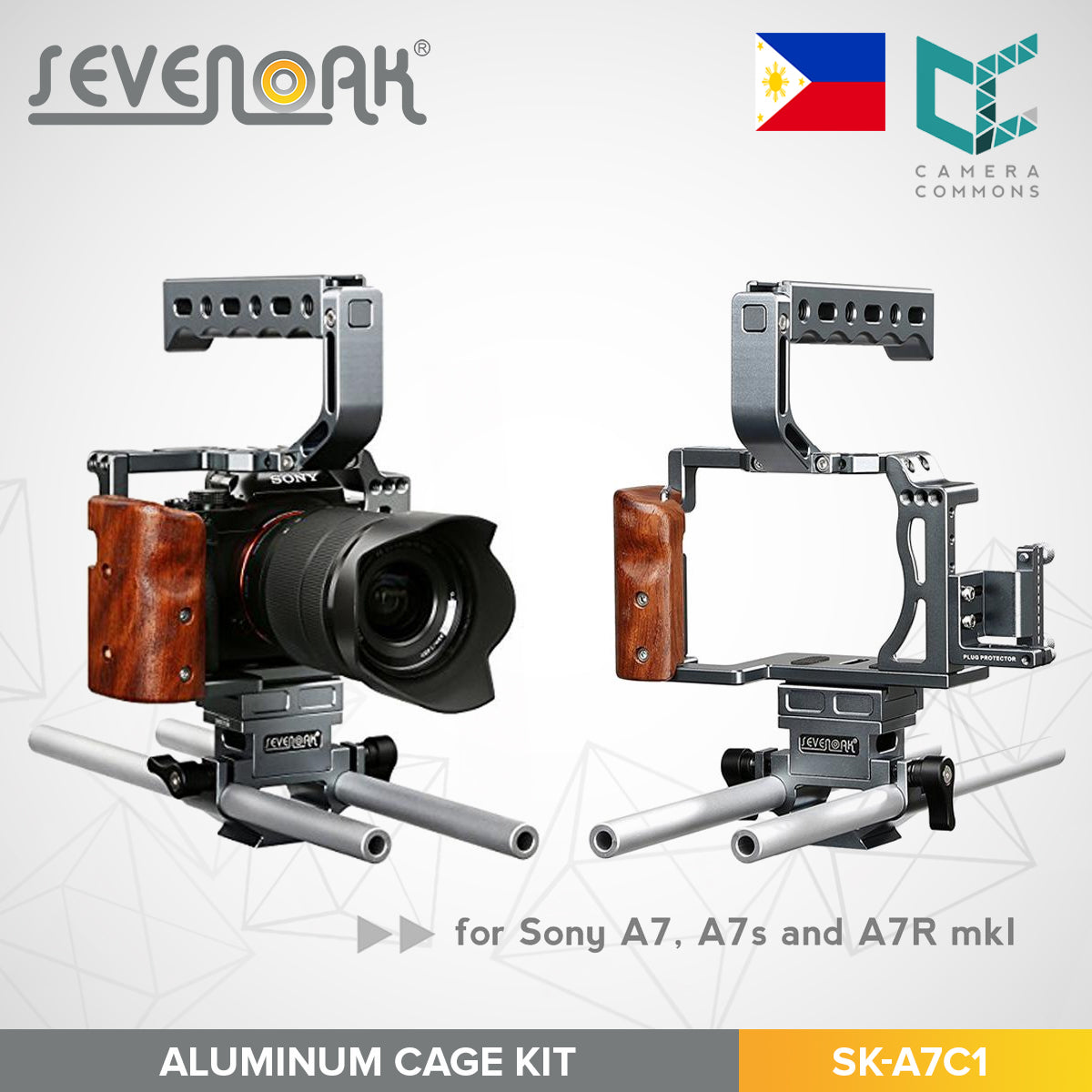 Sevenoak SK-A7C1 Pro Aluminum Cage Kit with Top Handle for Sony Cameras