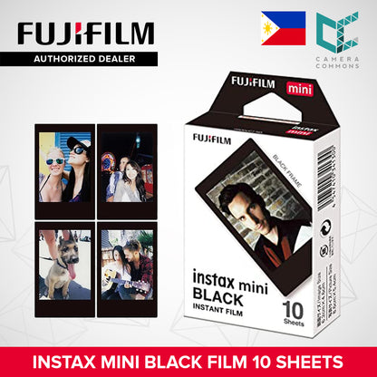 FUJIFILM Instant Film Instax Mini 10 Sheets Black