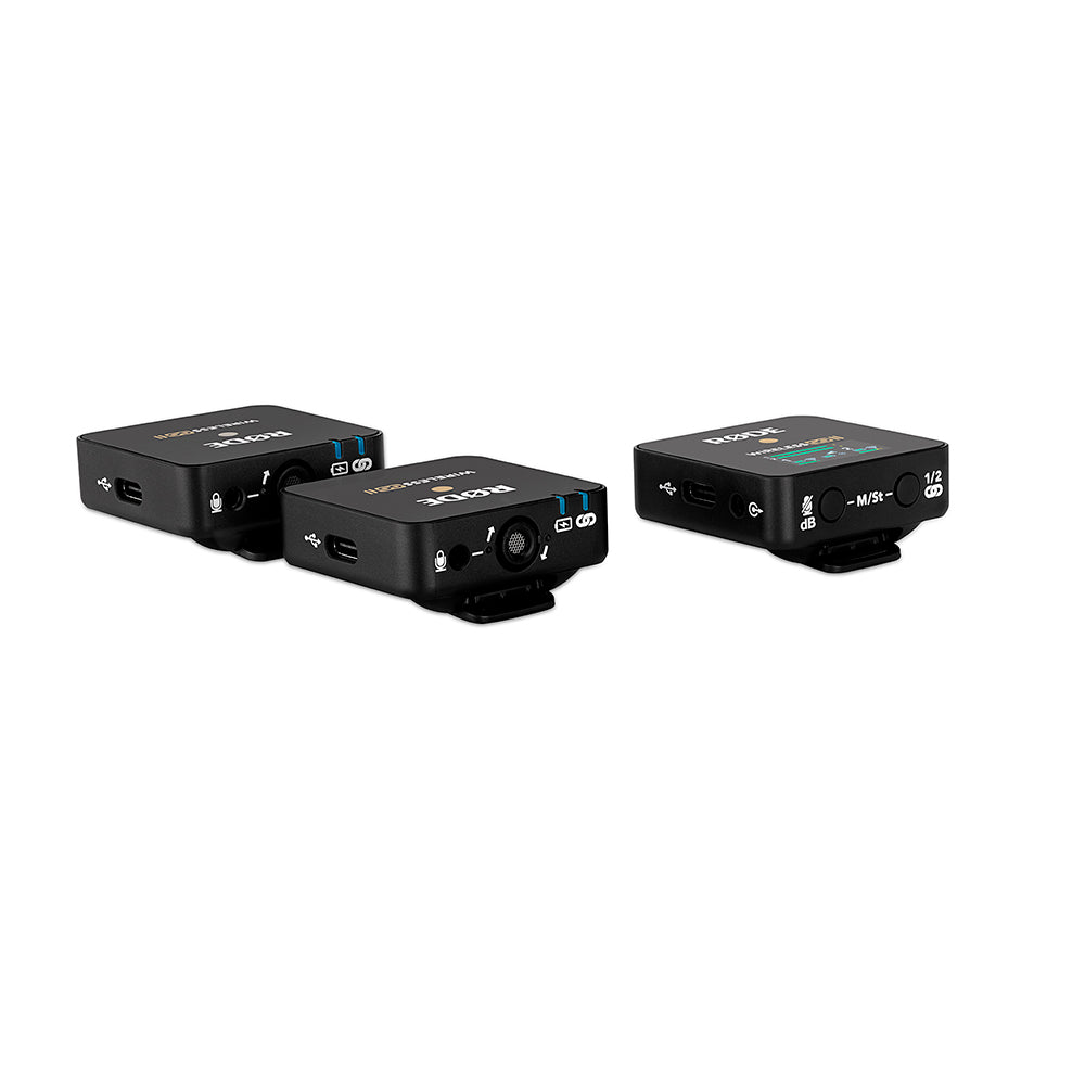 Rode Wireless GO II Single or Dual Channel 2-Person Compact Digital Wireless Microphone System