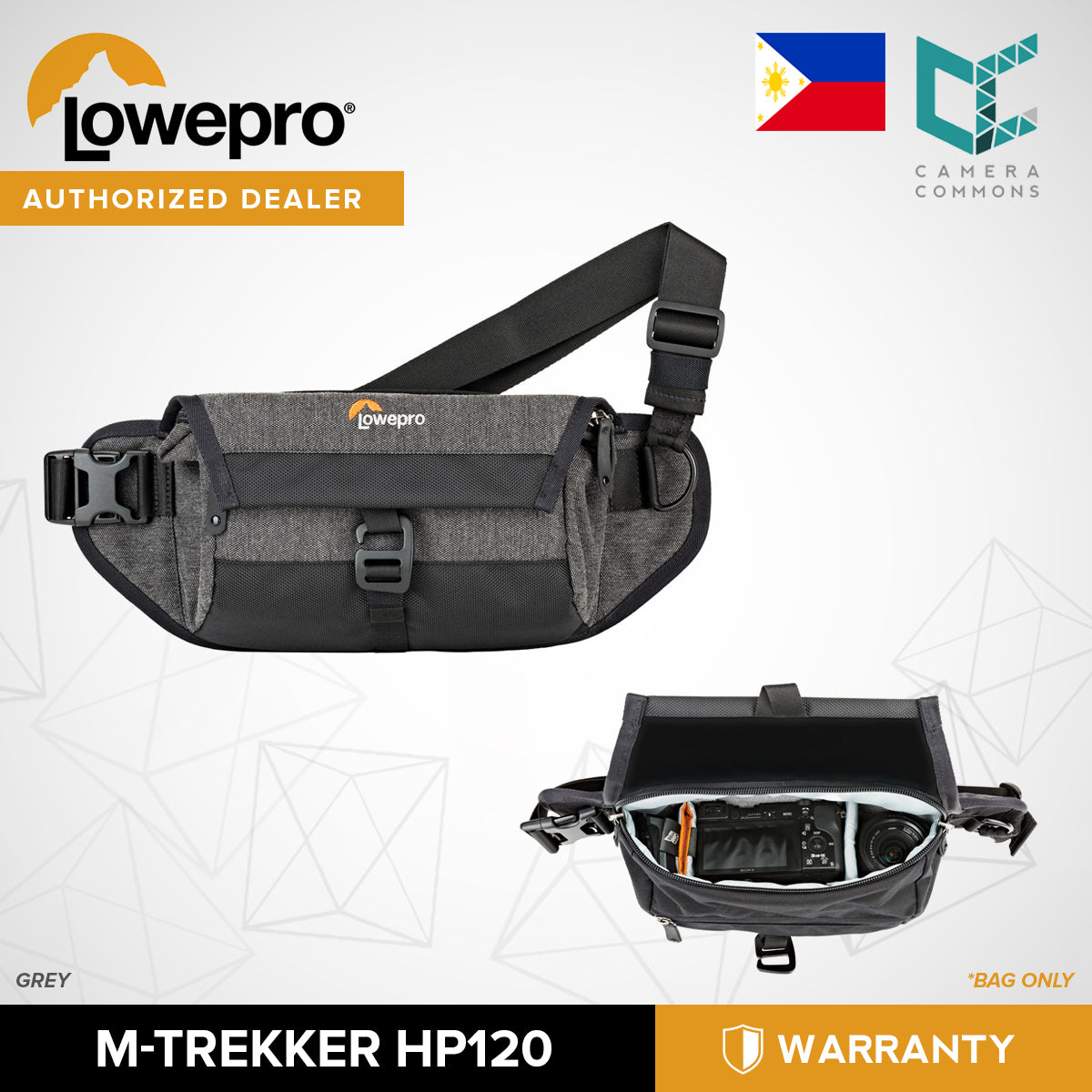 Lowepro M-Trekker HP120 Gray Grey Bag for Camera Gears