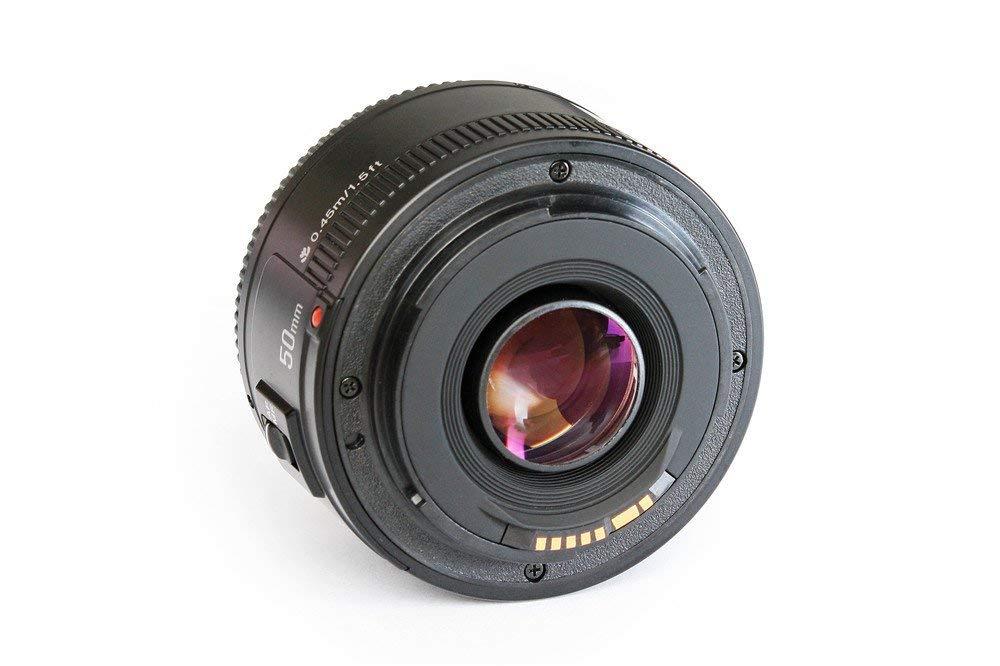 Yongnuo YN50mm f/1.8 Standard Prime Lens with Auto Focus for Canon EF Mount DSLR Camera 50mm