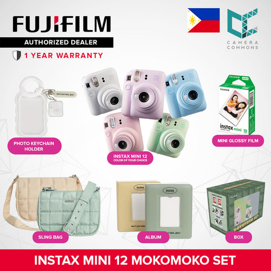 FUJIFILM Instax Mini 12 MokoMoko Set Limited Edition Instant Camera Holiday Package