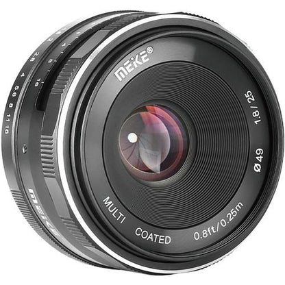 MEIKE 25mm f1.8 Wide Angle Manual Lens for Sony E Mount Mirrorless Cameras