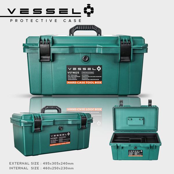 VESSEL VST4625 Hard Case Tool Box For for Hardware Tools and Equipment