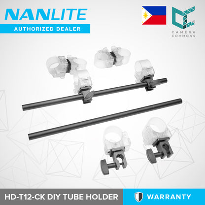 Nanlite DIY Tube Holder for PavoTube 15C and 30C HD-T12-CK