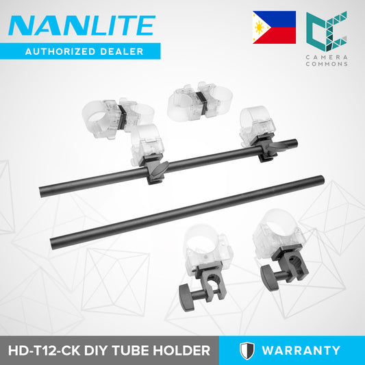 Nanlite DIY Tube Holder for PavoTube 15C and 30C HD-T12-CK