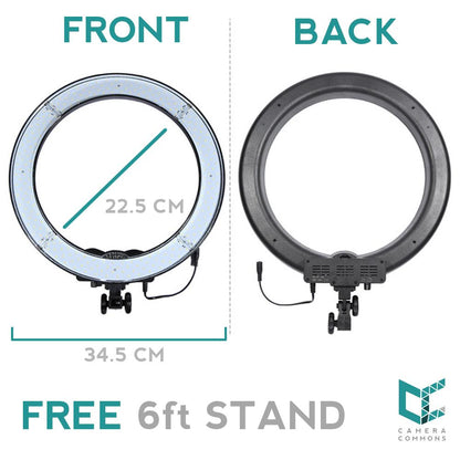 RL12 12 inches Ring Light Photographic Lighting for Photo Video Studio Vlog Beauty Photography Lamp