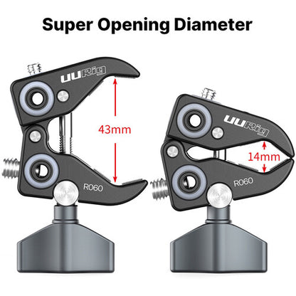 Ulanzi UURig R060 Super Crab Clamp Camera Accessories Equipment for Photography Videography Rig