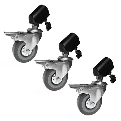 STUDIOMATE SM8 Heavy Duty 3pcs Caster Wheels with Lock | Photography Studio Accessory