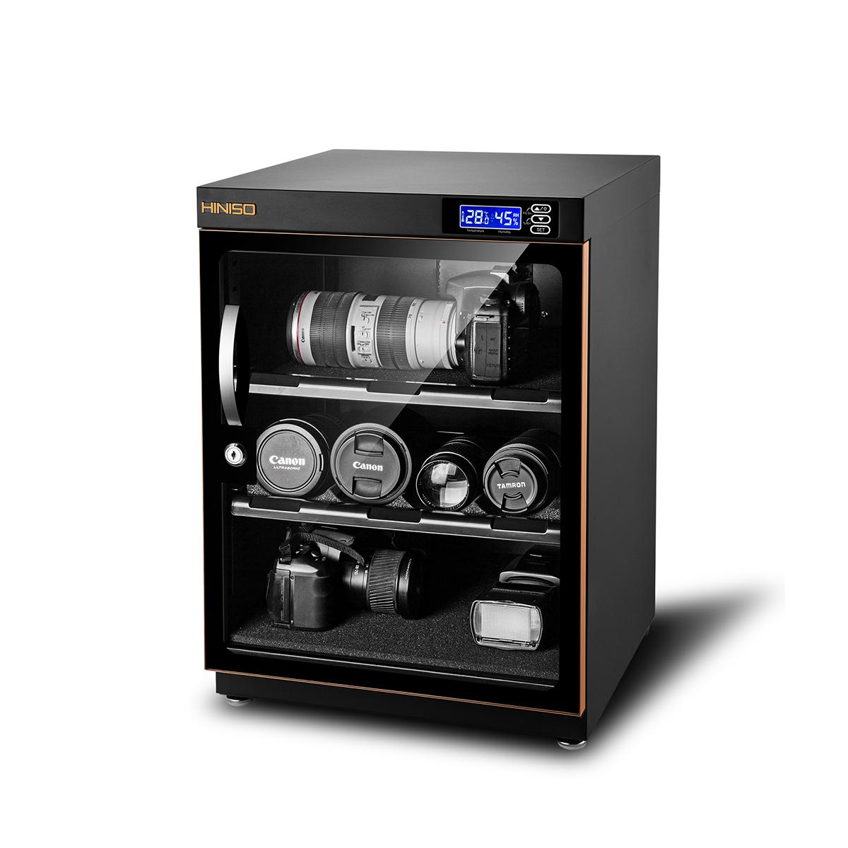 HINISO AD-70S 70L Electronic Digital Control Dry Box Cabinet Storage for Camera Gears