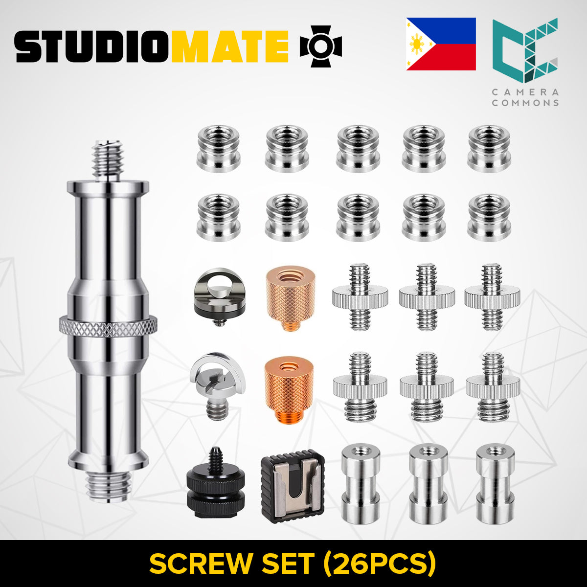 CLEARANCE Studiomate 26pc Photography Screw Set