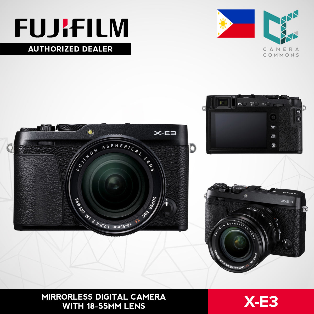FUJIFILM X-E3 Mirrorless Digital Camera XE3