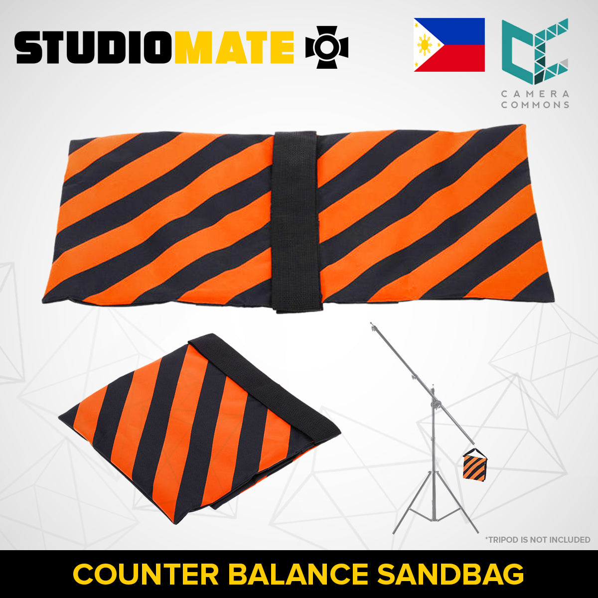 STUDIOMATE SM16 Counter-Balance Sandbag Sand Bag For Lightstand, Boomstand, and Tripod Photography Video Studio | Sandbag Only