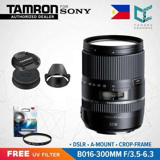 Tamron B016 16-300mm f/3.5-6.3 Di II VC PZD MACRO Lens for Sony DSLR A Mount Crop Frame