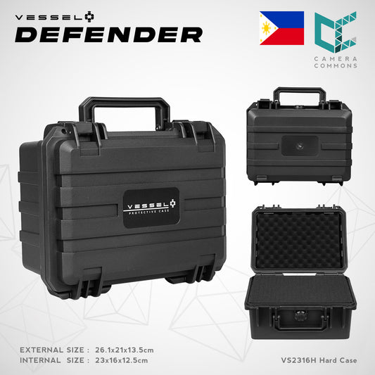 VESSEL DEFENDER VS2316H Portable Hard Case Waterproof for Photography, Equipment, Instruments and other devices