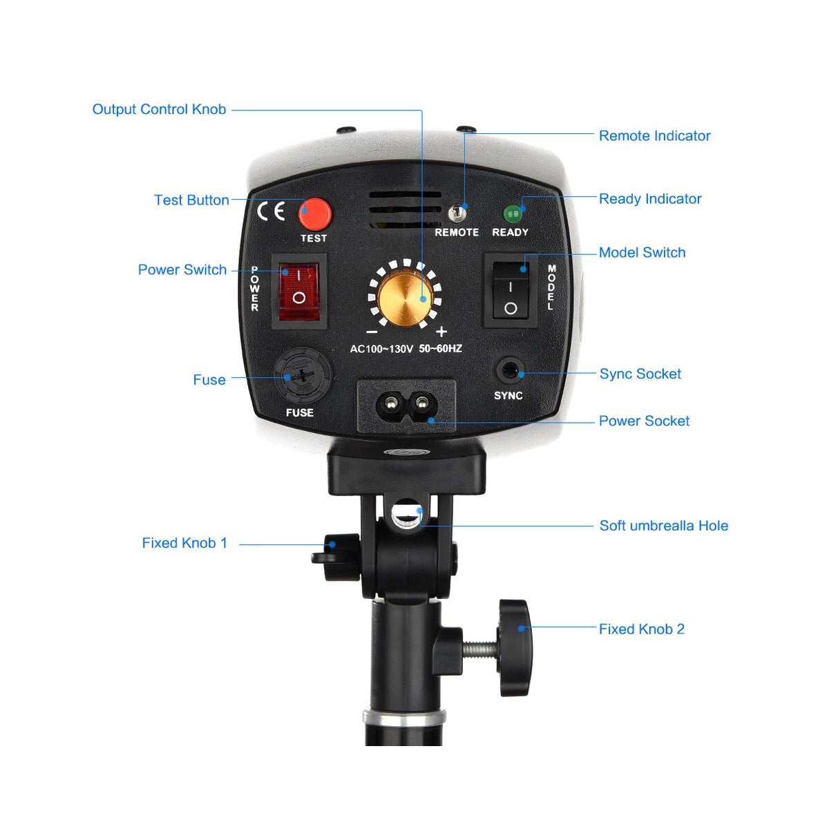 Godox K-180A Mini Master 180W Studio Strobe Photo Compact Light Lamp K180A